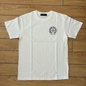 Chrome Hearts White Short Sleeve Tee with Black